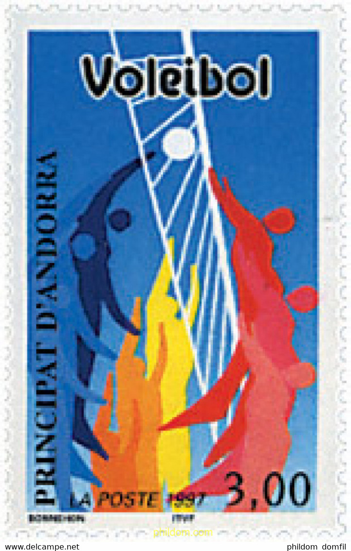 46128 MNH ANDORRA. Admón Francesa 1997 BALONVOLEA - Collezioni