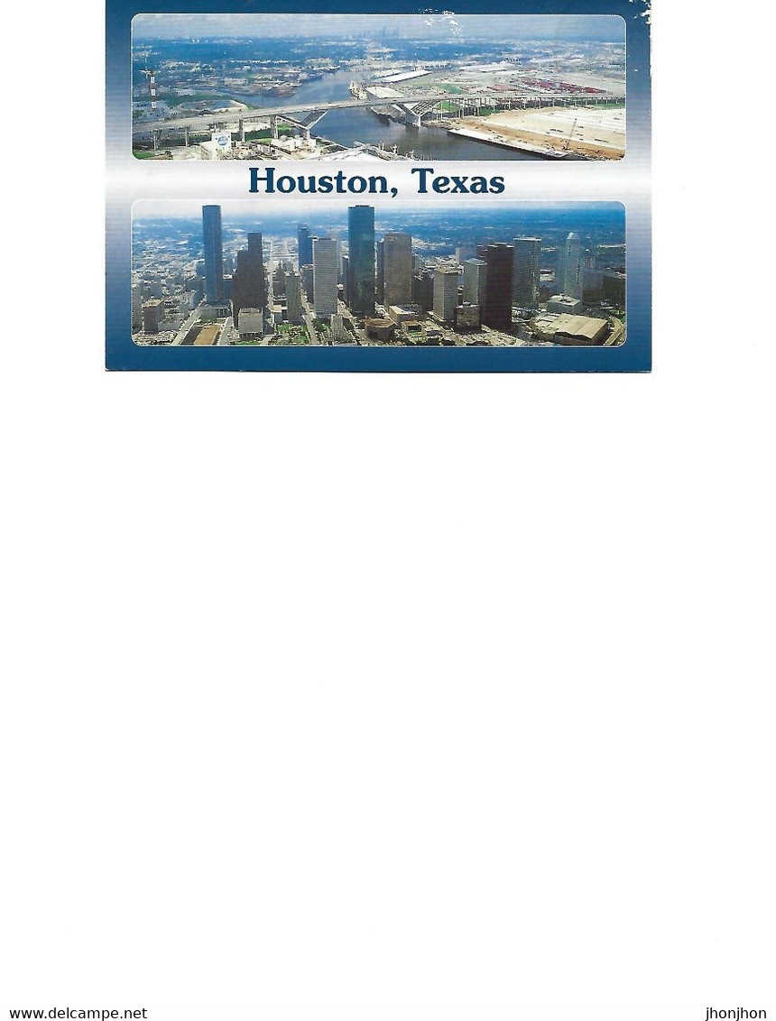 USA -  Postcard Unused  - Houston - Collage Of Images - Houston