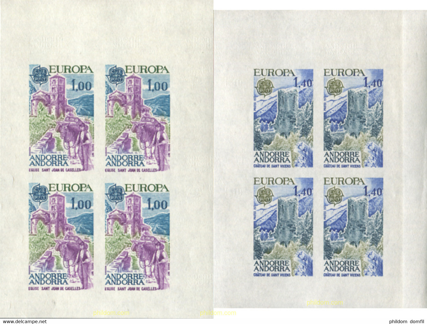 12979 MNH ANDORRA. Admón Francesa 1977 EUROPA CEPT. PAISAJES - Collections
