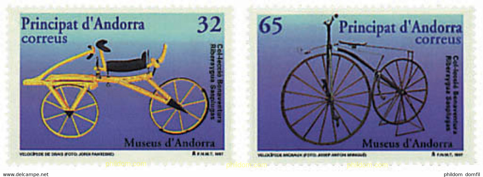 46203 MNH ANDORRA. Admón Española 1997 MUSEOS DE ANDORRA. COLECCION BONAVENTURA RIBERAYGUA - Oblitérés