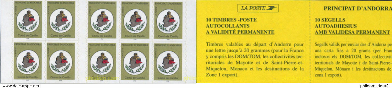 3227 MNH ANDORRA. Admón Francesa 1996 COMU DE CANILLO - Collezioni