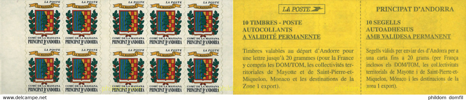 2854 MNH ANDORRA. Admón Francesa 1999 COMU DE LA MASSANA - Colecciones