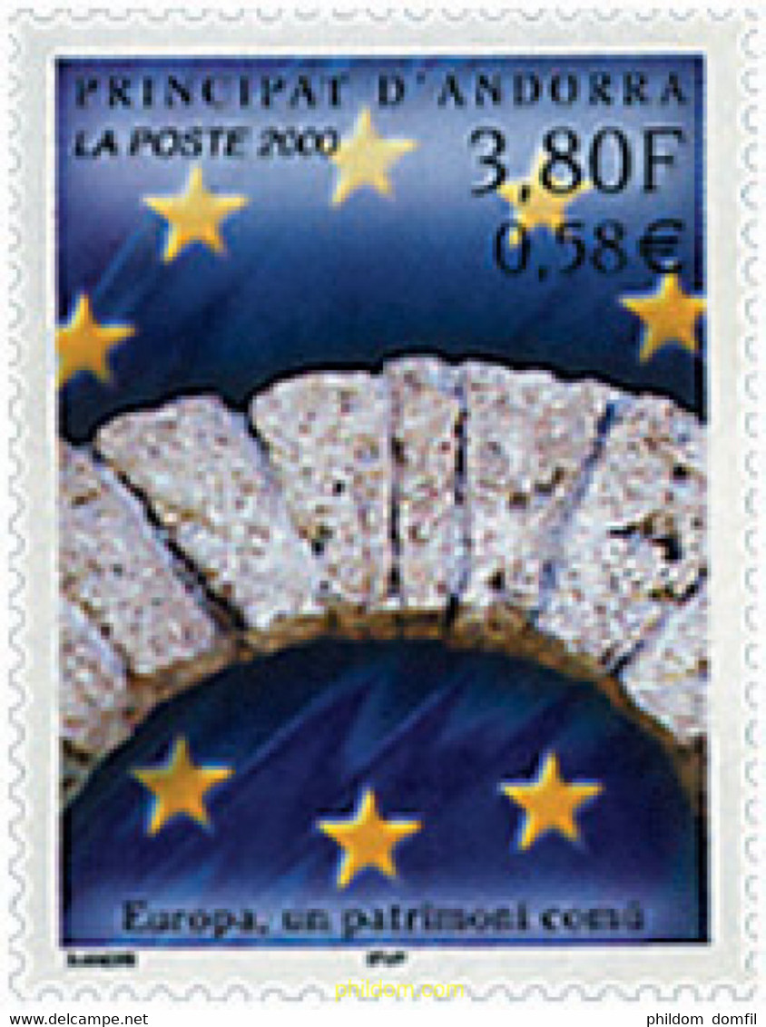 61015 MNH ANDORRA. Admón Francesa 2000 EUROPA, UN PATRIMONIO COMUN - Collezioni