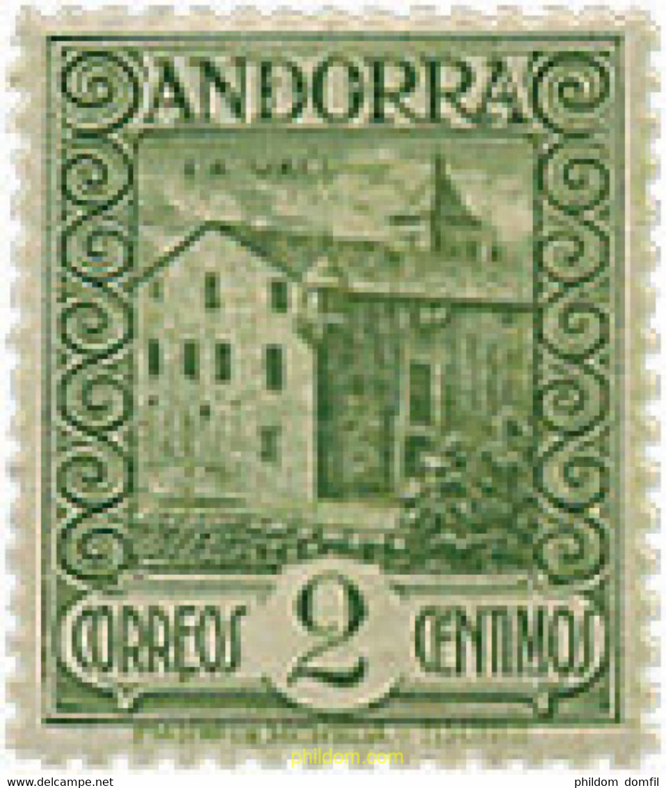 584424 MNH ANDORRA. Admón Española 1929 PAISAJES DE ANDORRA - Oblitérés