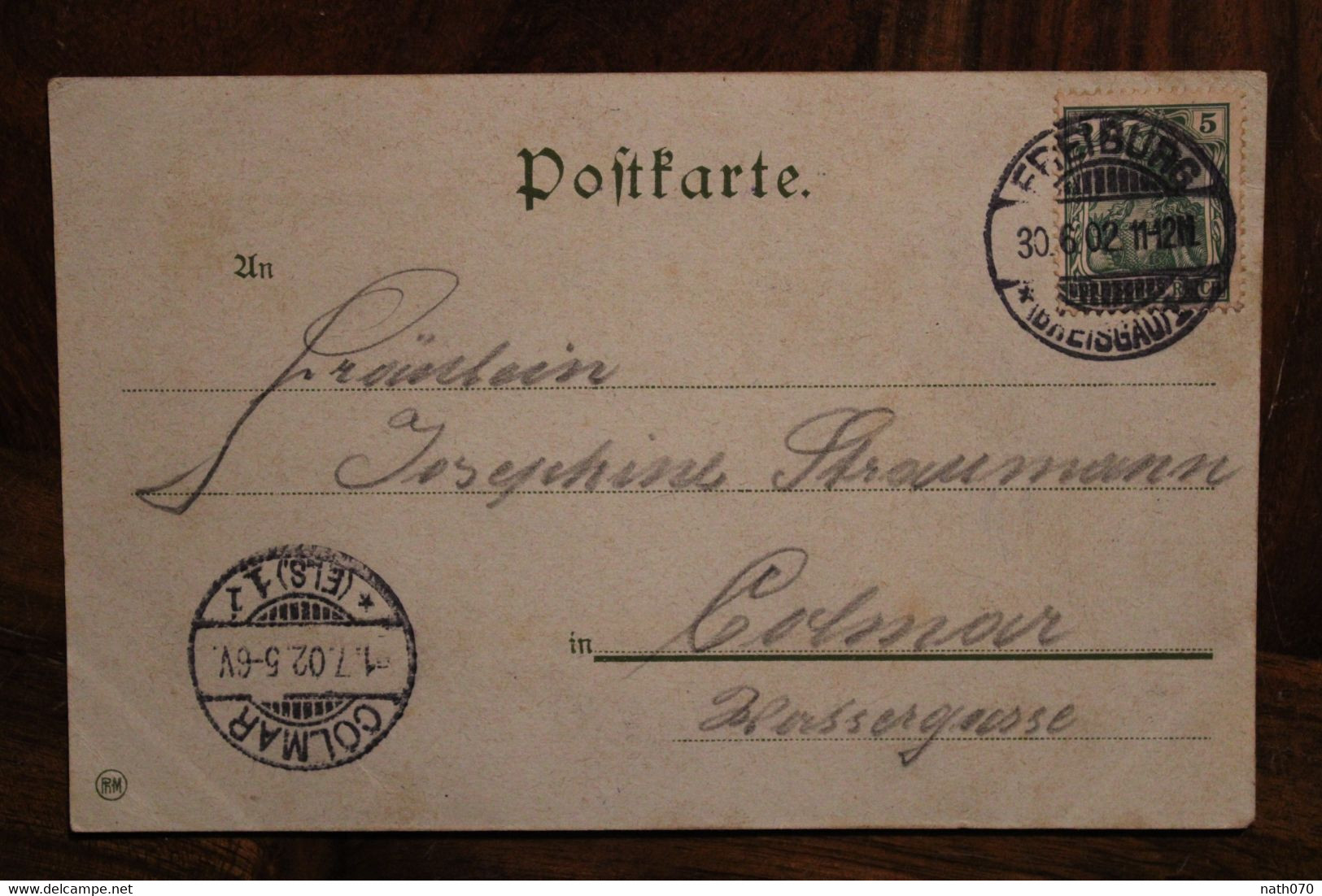 AK 1902 Cpa Gruss Aus Gruß Freiburg Deutsches Reich Litho Geprägte Karte Carte Gaufrée Colmar Elsass - Freiburg I. Br.