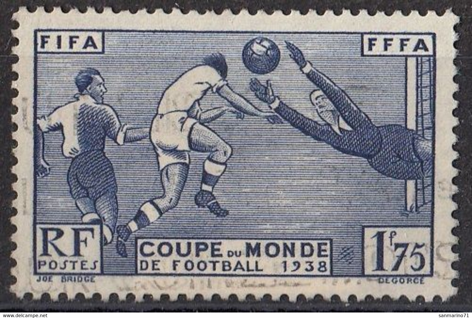 FRANCE 427,used,falc Hinged,football - 1938 – France