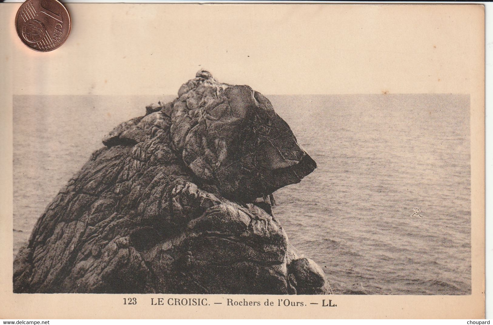 44 - Très Belle Carte Postale De  LE CROISIC    Rochers De L'Ours - Le Croisic