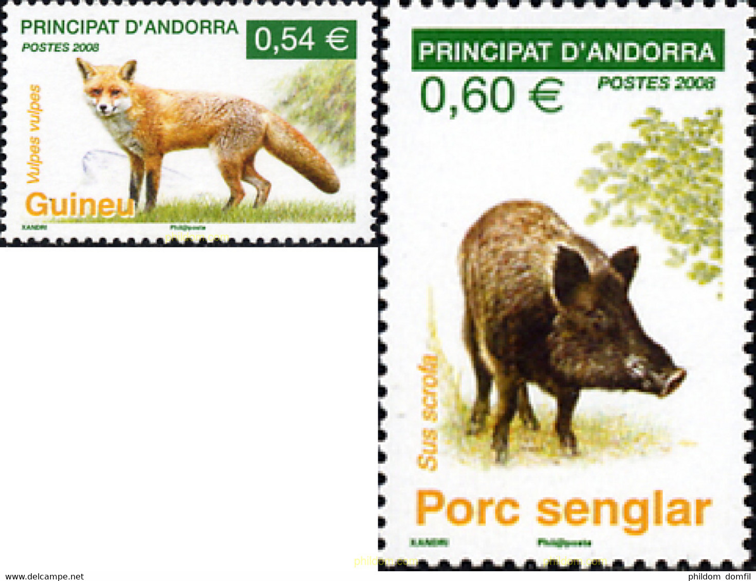 212960 MNH ANDORRA. Admón Francesa 2008 FAUNA - Verzamelingen