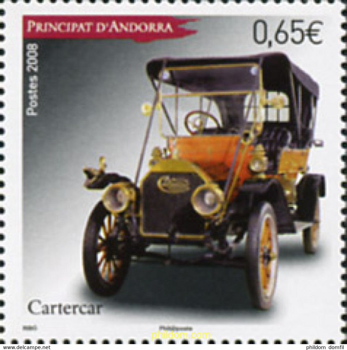 215044 MNH ANDORRA. Admón Francesa 2008 AUTOMOVILES ANTIGUOS - Sammlungen