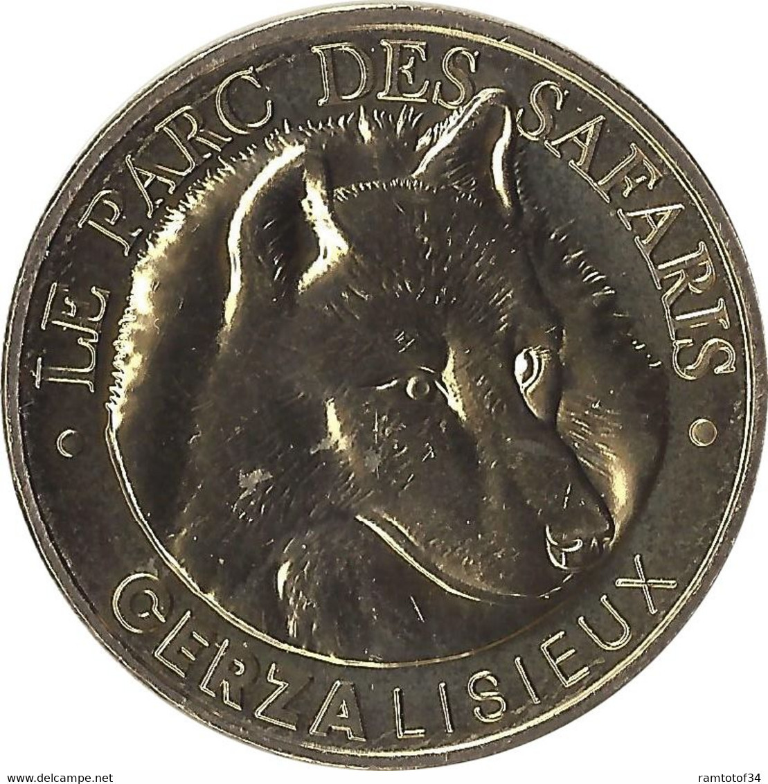 2022 MDP149 - HERMIVAL-LES-VAUX - Cerza Le Parc Des Safaris 6 (loup) / MONNAIE DE PARIS - 2022