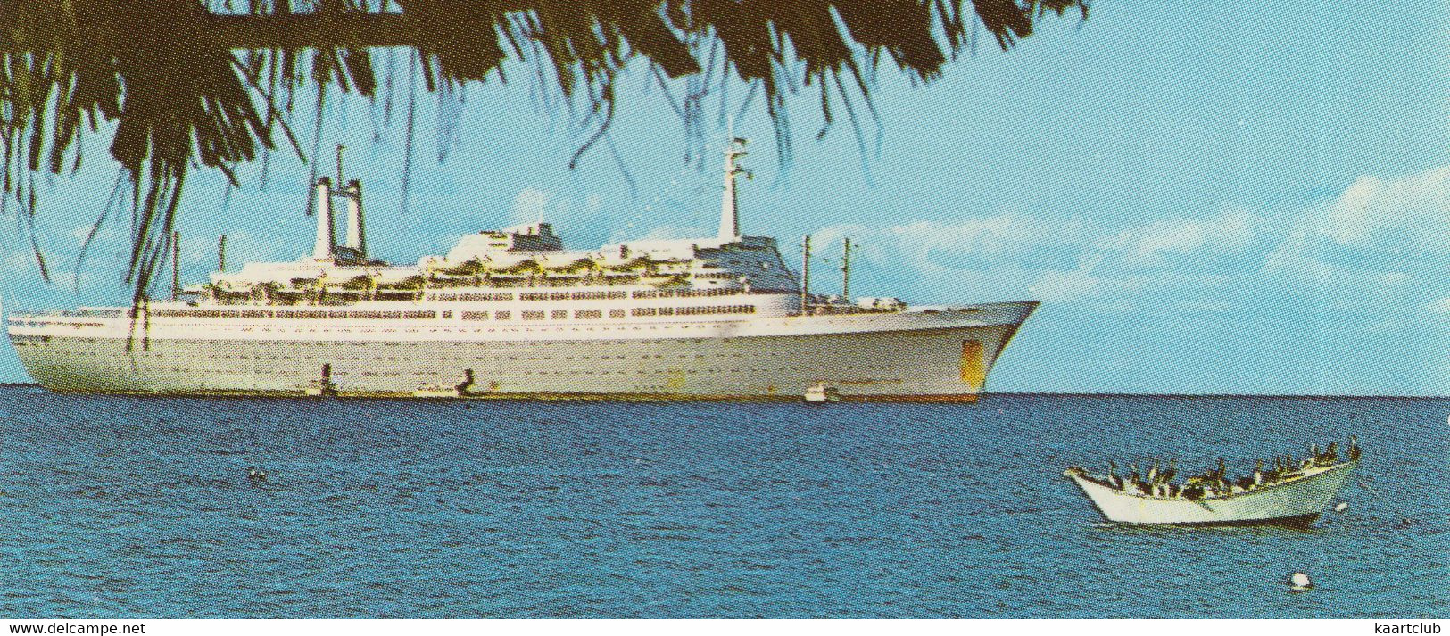 The S.S. 'ROTTERDAM' Of The Holland-America Line In A Tropical Surrounding - Other & Unclassified
