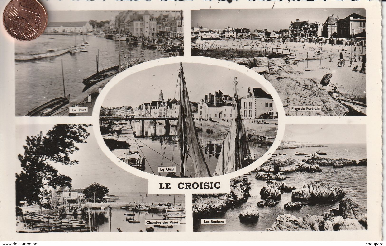 44 - Très Belle Carte Postale De  LE CROISIC    Multi Vues - Le Croisic