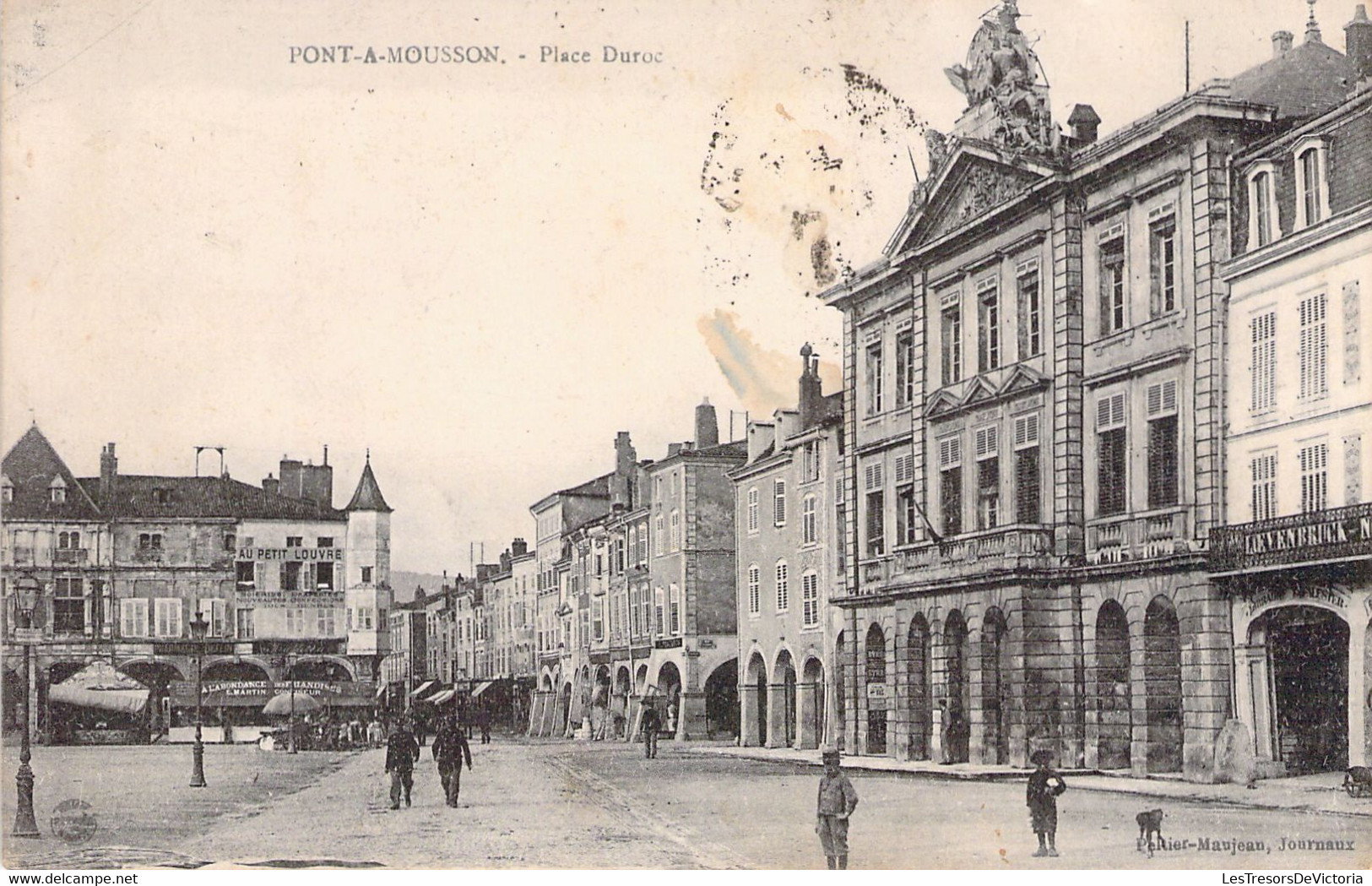 FRANCE - 54 - Pont A Mousson - Place Duroc - Peltier Maujean - Animée - Carte Postale Ancienne - Pont A Mousson