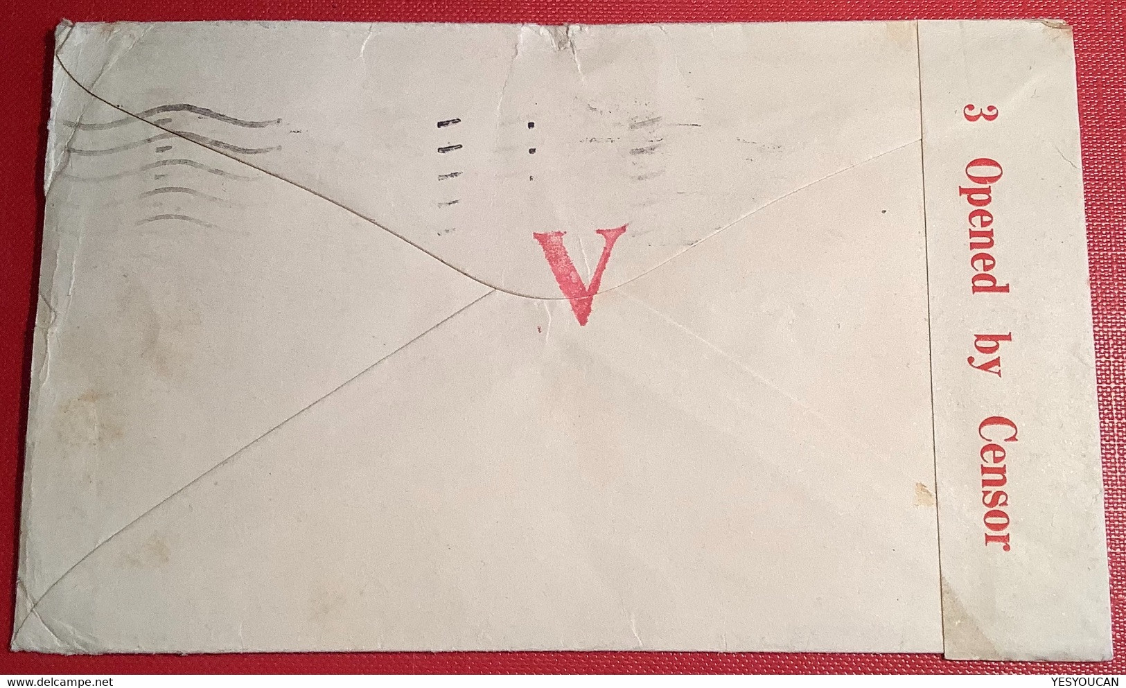 AUSTRALIAN RED CROSS TASMANIAN DIV Hobart 1942 V Censored Cover>Genéve Suisse (Tasmania Australia Lettre Censure WW2 War - Covers & Documents