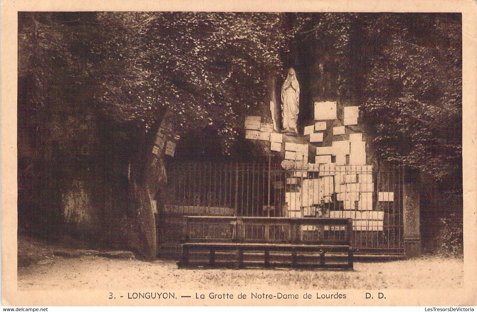 FRANCE - 54 - LONGUYON - La Grotte De Notre Dame De Lourdes - DD - Carte Postale Ancienne - Longuyon