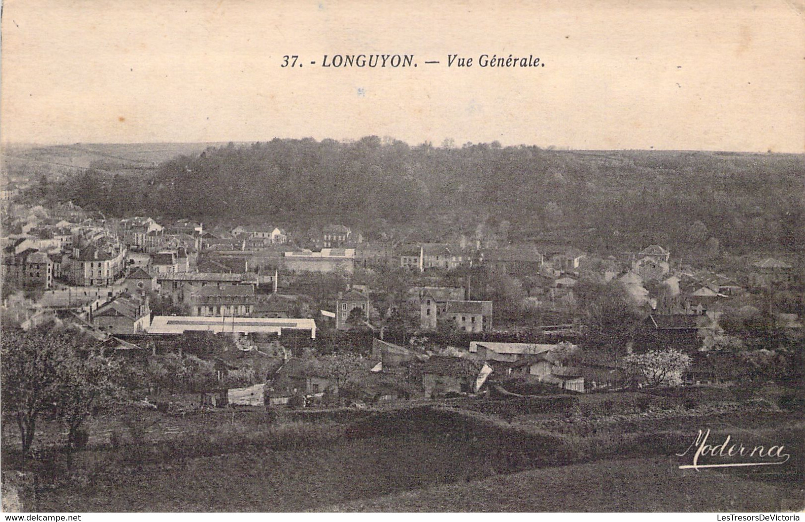 FRANCE - 54 - LONGUYON - Vue Générale - Moderna - Carte Postale Ancienne - Longuyon