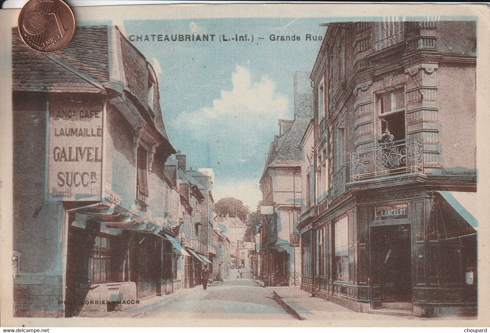 44 - Carte Postale Ancienne De CHATEAUBRIANT    Grande Rue - Châteaubriant