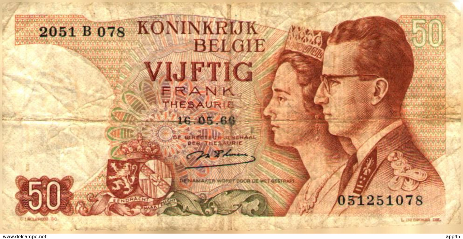 Billet  >  Belgique  > 50  Francs  > C 04 - Autres & Non Classés