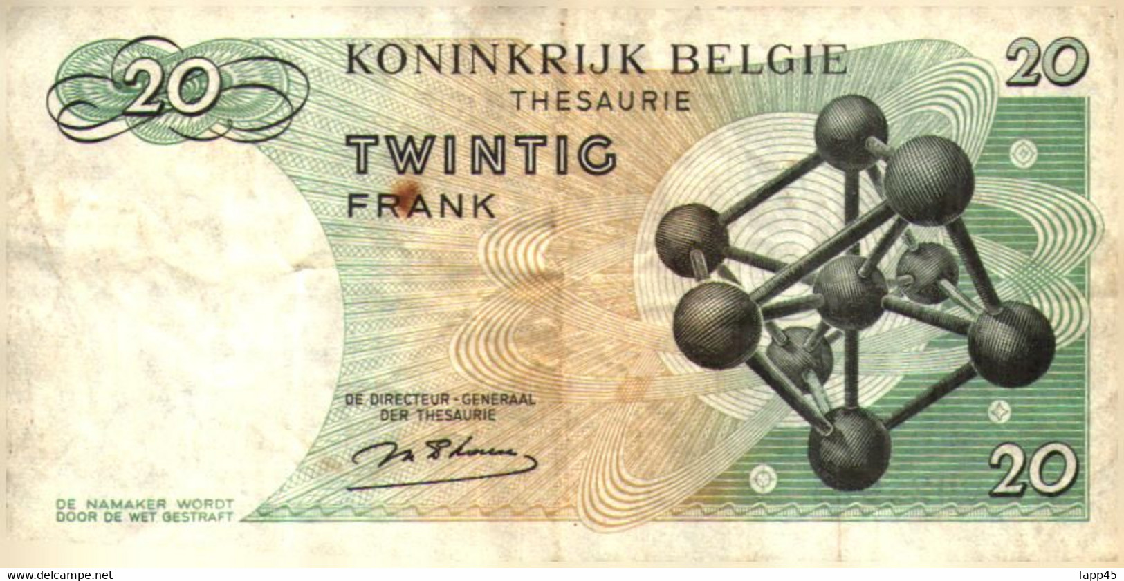 Billet  >  Belgique  > 20  Francs  > C 04 - Altri & Non Classificati