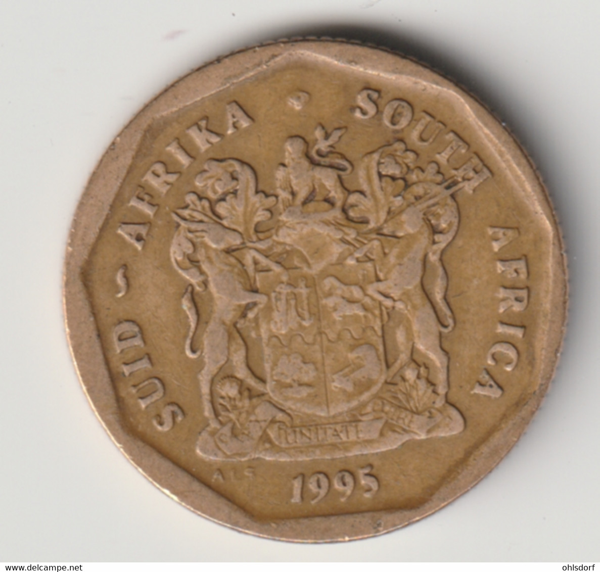 SOUTH AFRICA 1995: 50 Cents, KM 137 - Sudáfrica