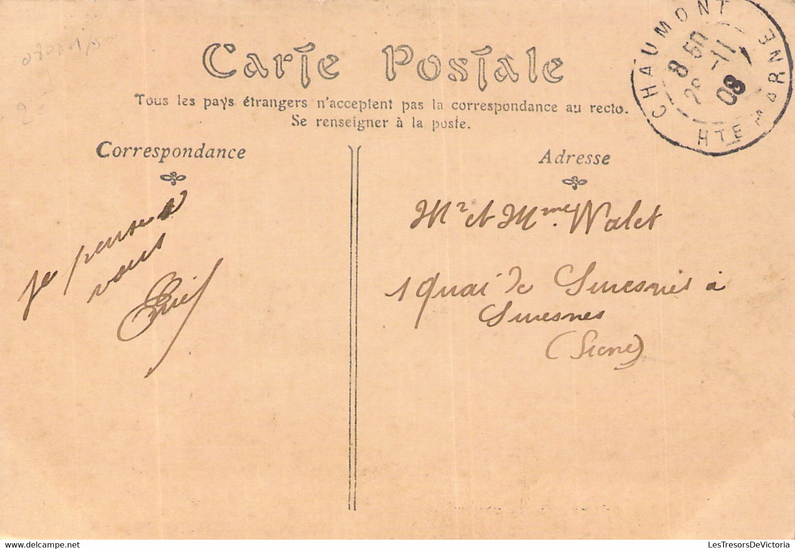 FRANCE - 52 - CHAUMONT - Le Donjon - Carte Postale Ancienne - Chaumont