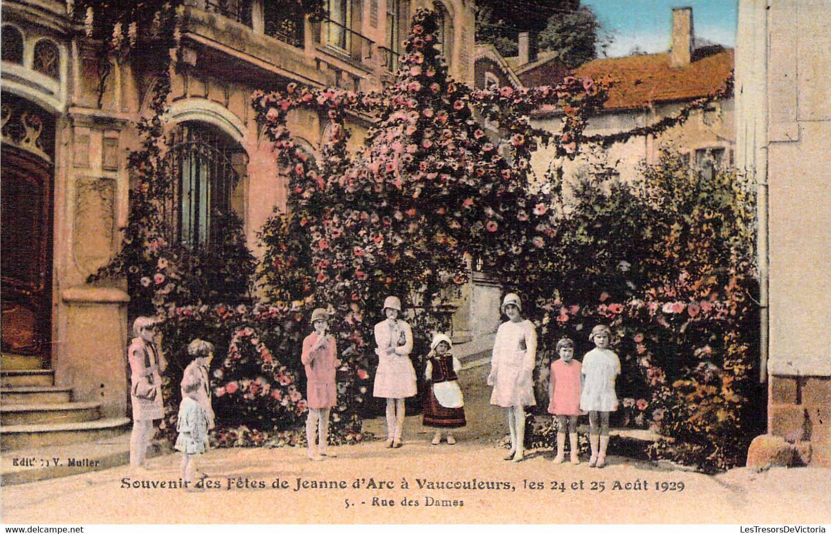 FRANCE - 55 - VAUCOULEURS - Les 24 25 Août 1929 - Rue Des Dames - Carte Postale Ancienne - Autres & Non Classés