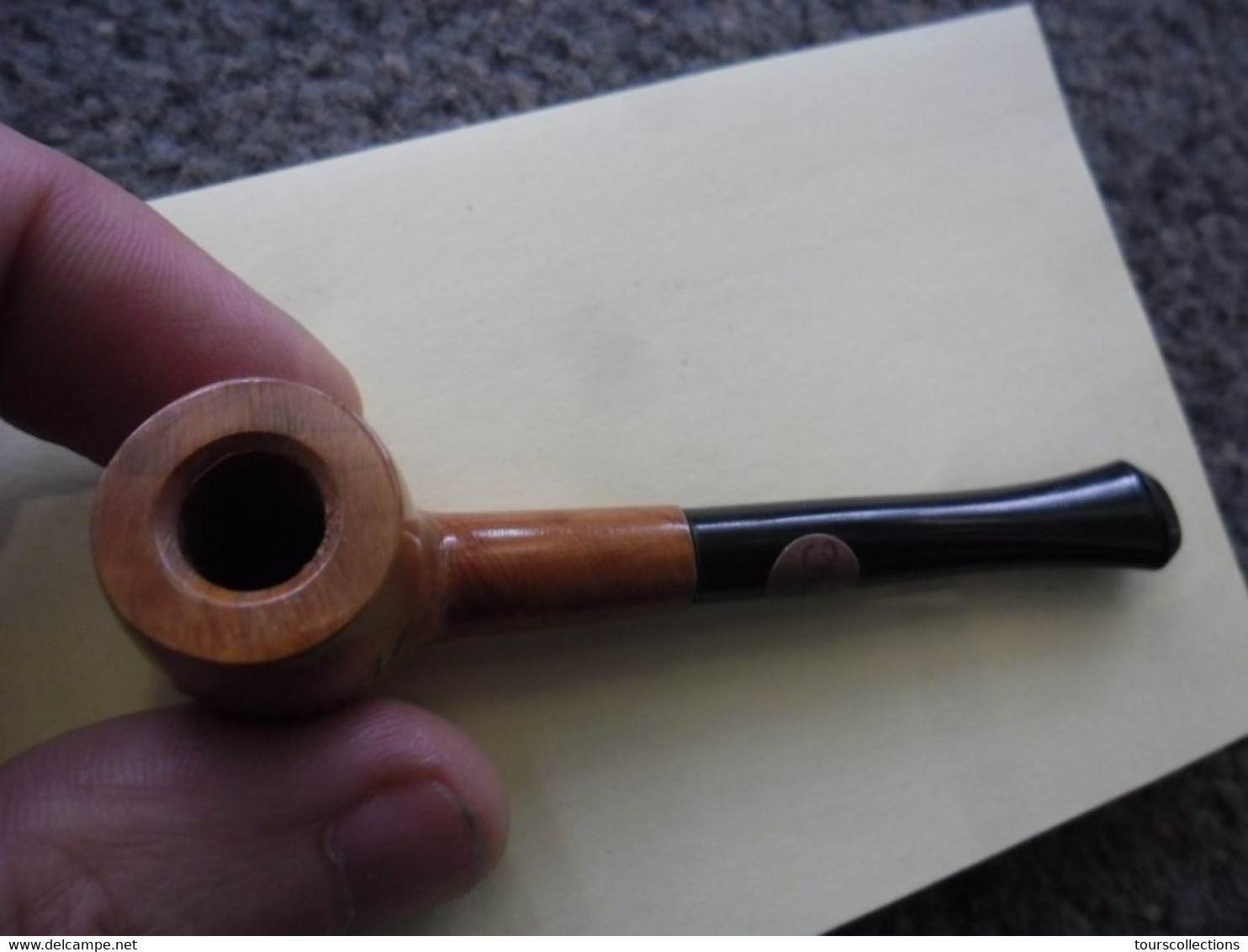 Véritable PIPE De Bruyère De  SAINT CLAUDE JURA (Neuve) Valeur 42 € Pipe Courte Nature Droite Ref 4050 - Bruyerepfeifen