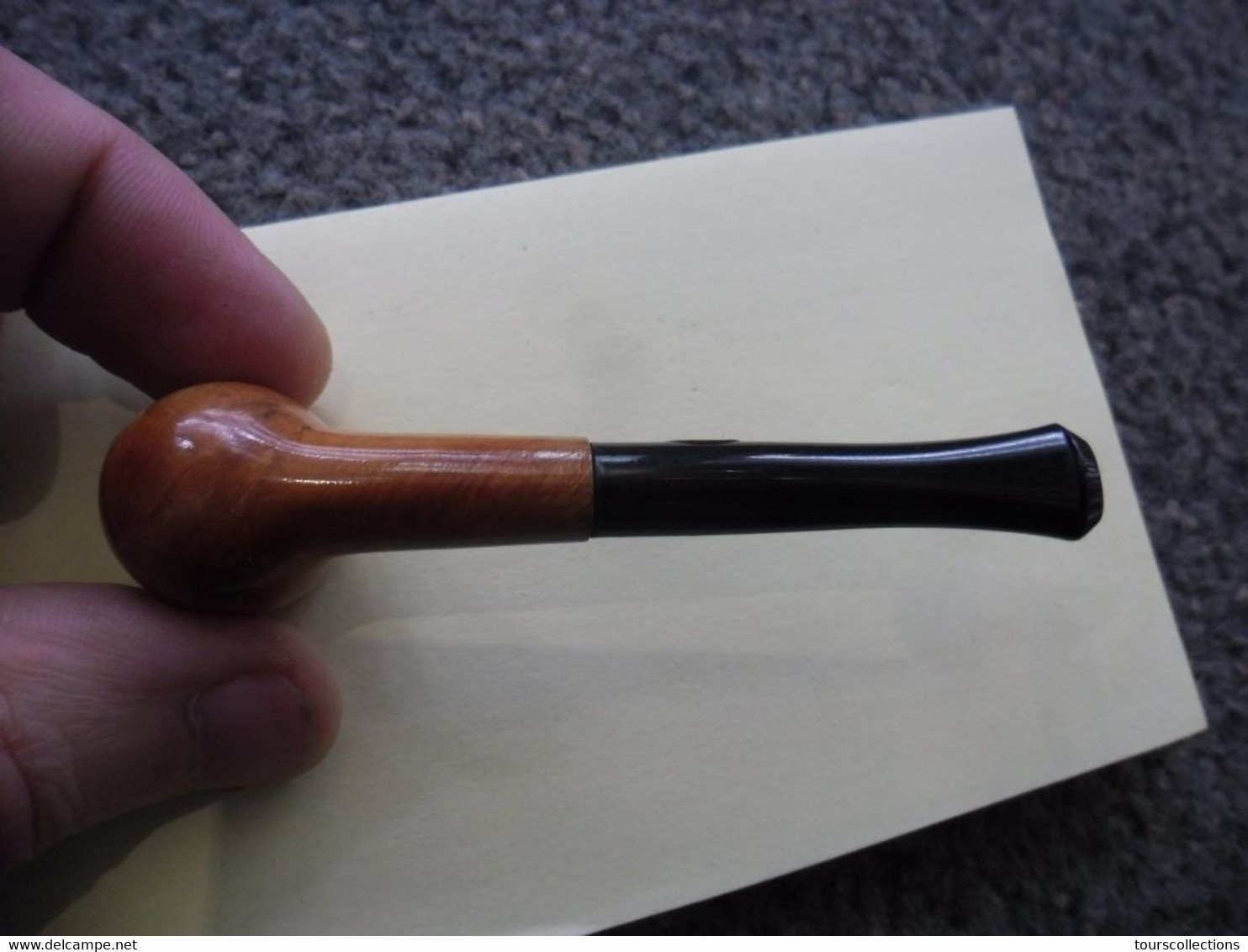 Véritable PIPE De Bruyère De  SAINT CLAUDE JURA (Neuve) Valeur 42 € Pipe Courte Nature Droite Ref 4050 - Heather Pipes