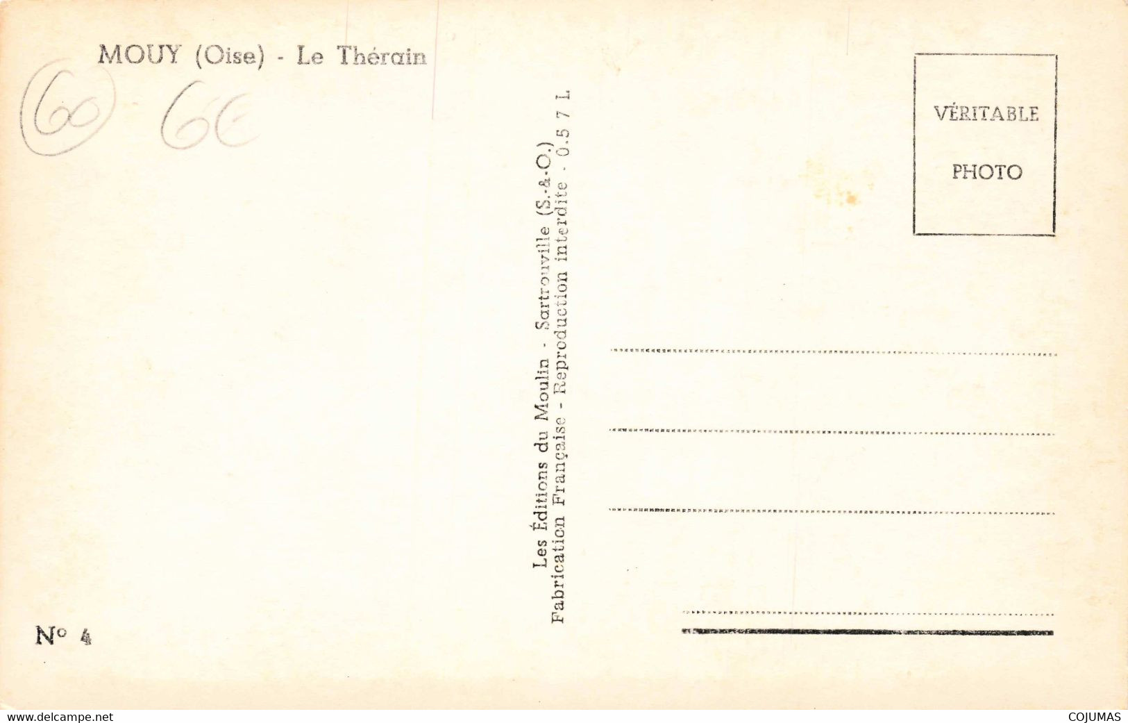 60 - MOUY - S11404 - Le Thérain - CPSM 14x9 Cm- L1 - Mouy