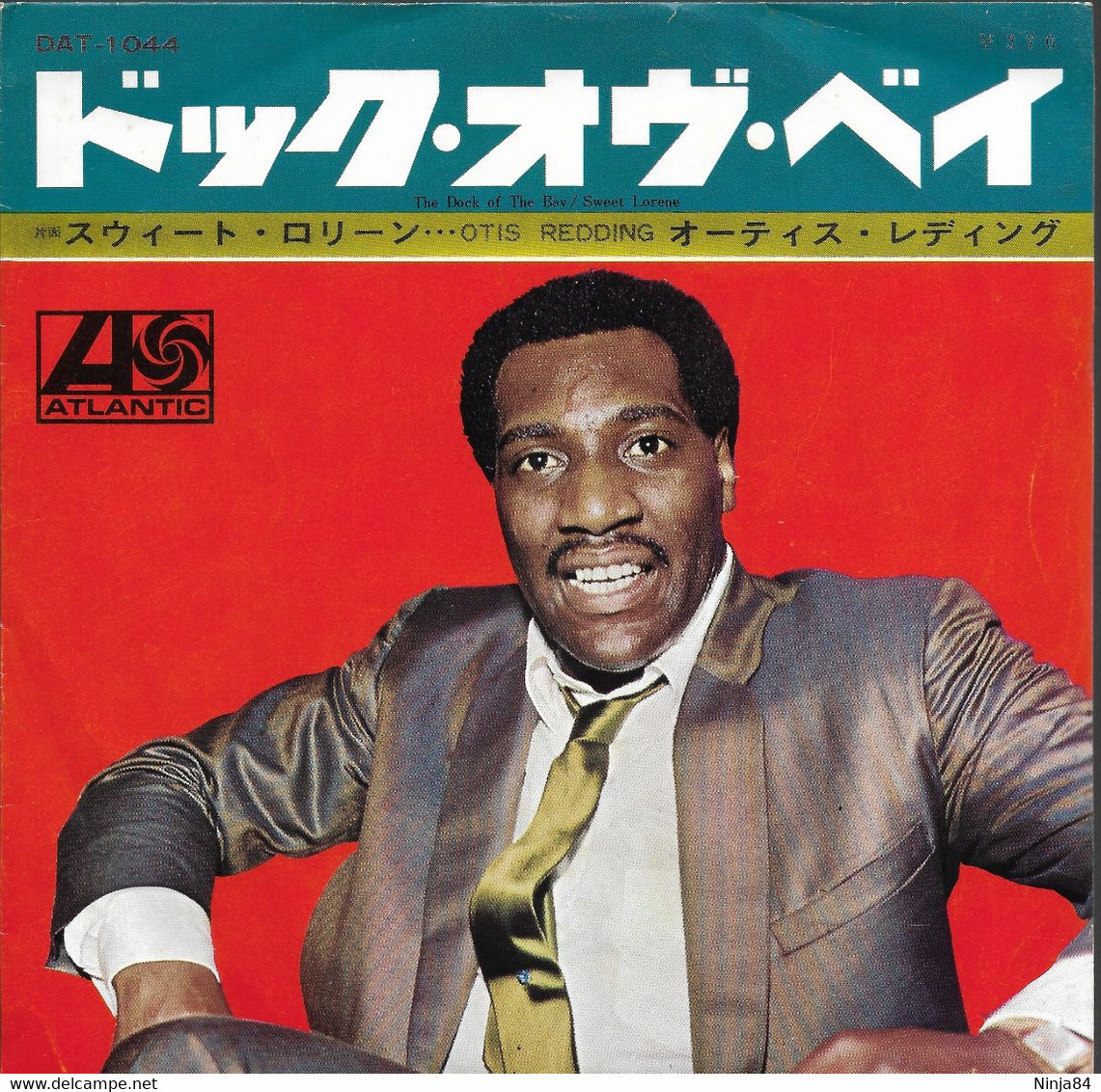 SP 45 RPM (7")  Otis Redding  " The Dock Of The Bay  "  Japon - Soul - R&B