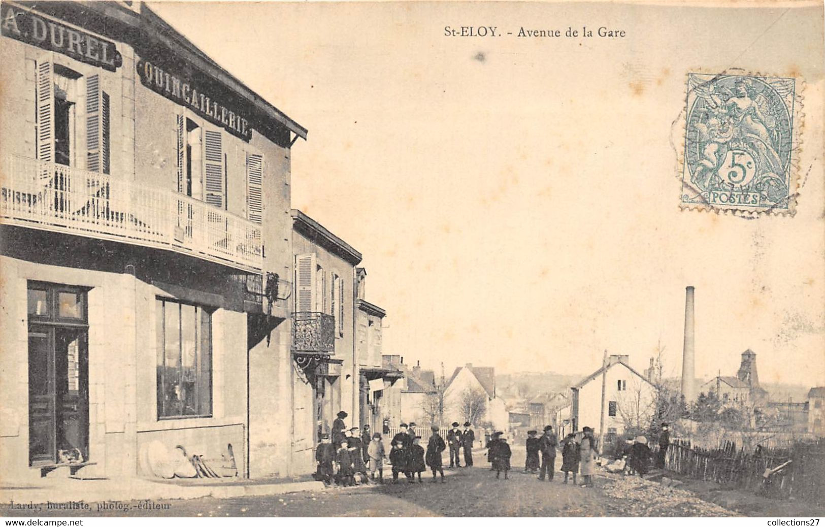 63-SAINT-ELOY-LES-MINES- AVENUE DE LA GARE - Saint Eloy Les Mines