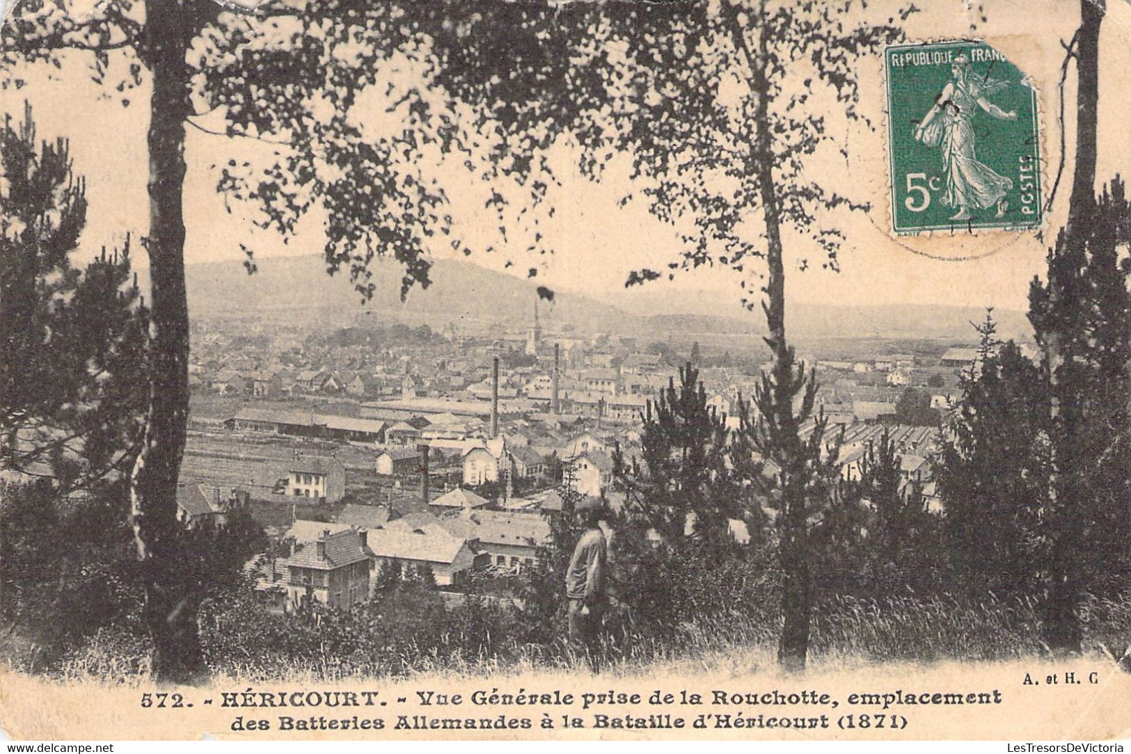 FRANCE - 70 - HERICOURT - Vue Générale Prise De La Rouchotte - Carte Postale Ancienne - Héricourt