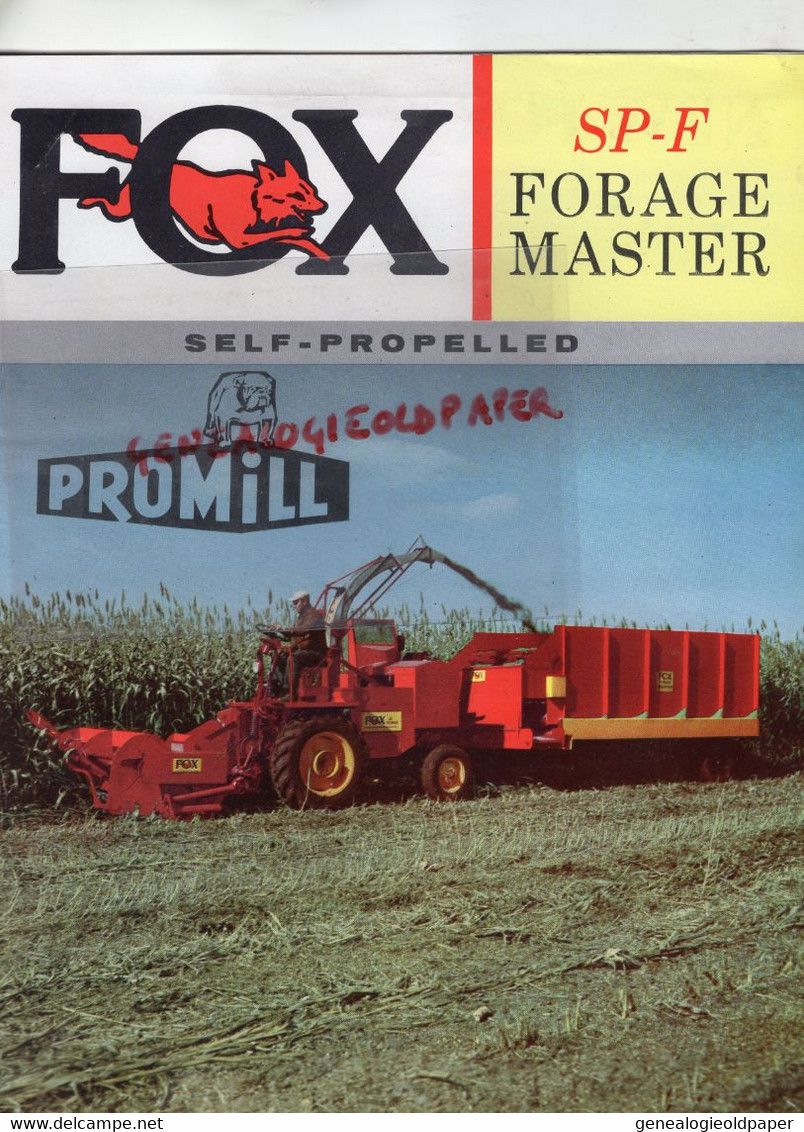 27- IVRY LA BATAILLE-RARE CATALOGUE PROMILL-FOX RIVER TRACTOR APPLETON WISCONSIN- AGRICULTURE-MACHINE AGRICOLE TRACTEUR - Landwirtschaft