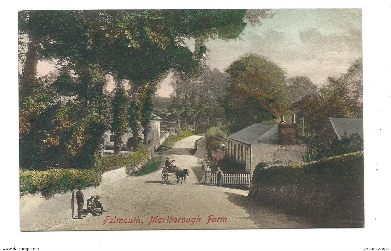 Cornwall  Postcard Falmouth Marlborough Farm Frith's   Unused Nice Card - Falmouth