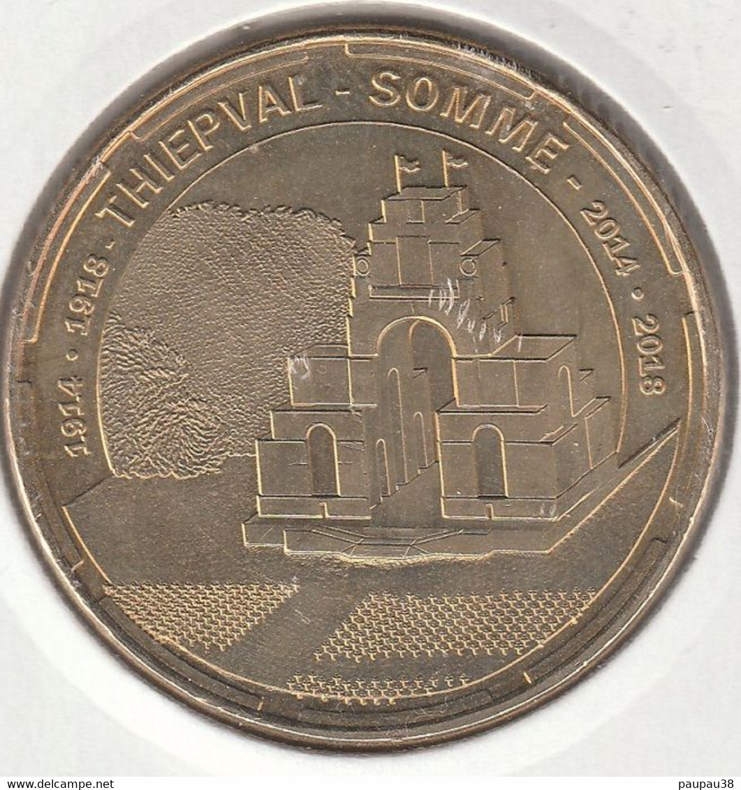 MONNAIE DE PARIS 2014 - 80 THIEPVAL Centre D'accueil De Thiepval - 1914 - 1918 Thiepval - Somme - 2014