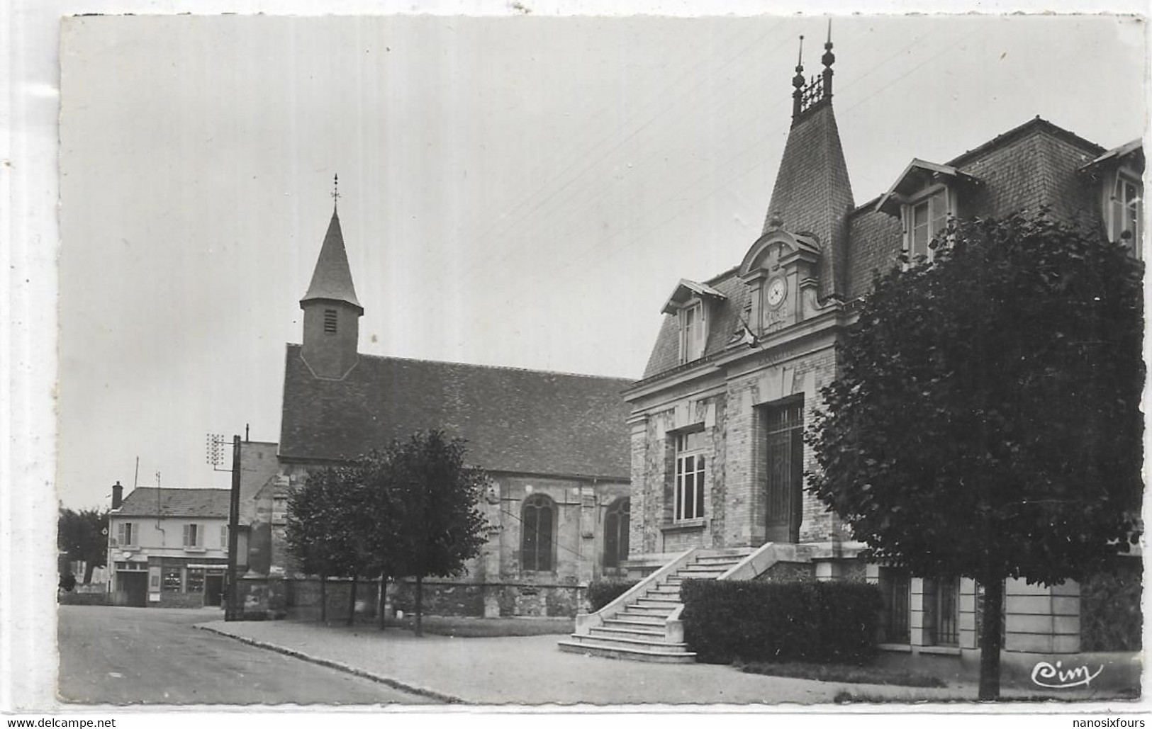 D 78. MAURECOURT.  LA MAIRIE.  CARTE ECRITE - Maurecourt