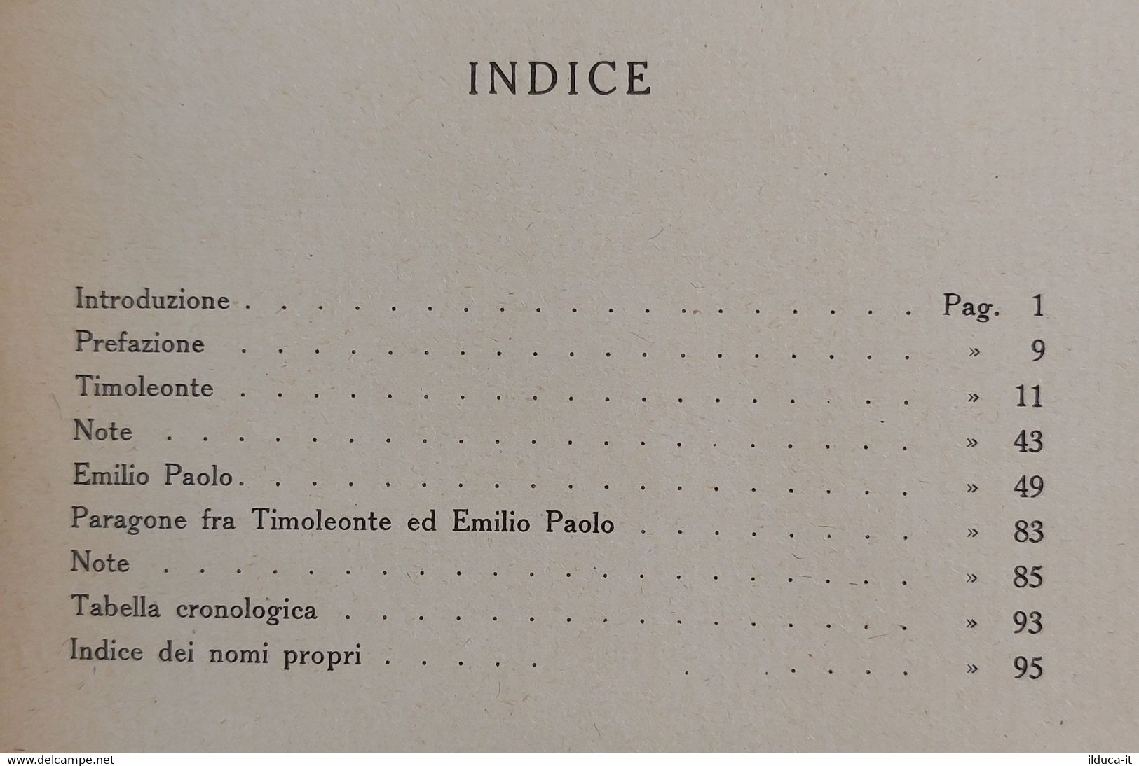 I112637 Le Vite Di Plutarco - Timoleonte E Emilio Paolo - Zanichelli 1925 - Klassik