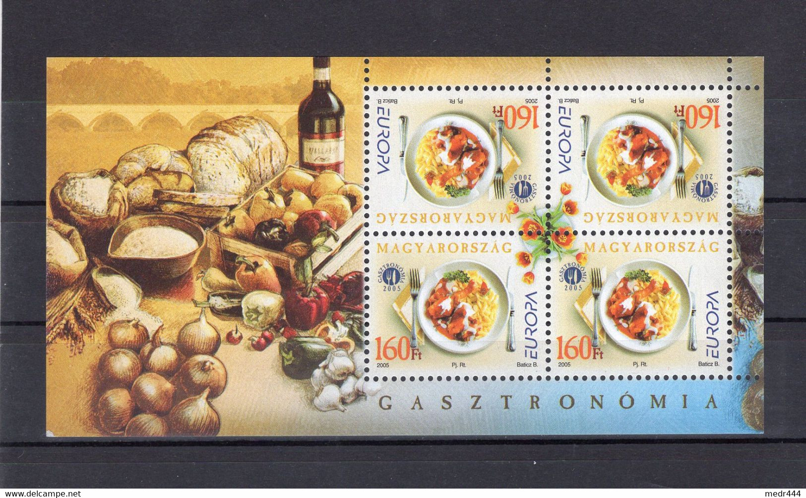 Hungary 2005 - Europa Gastronomy - Joint Issue European Countries - Minisheet - Complete Set - MNH** - Superb*** - Lettres & Documents