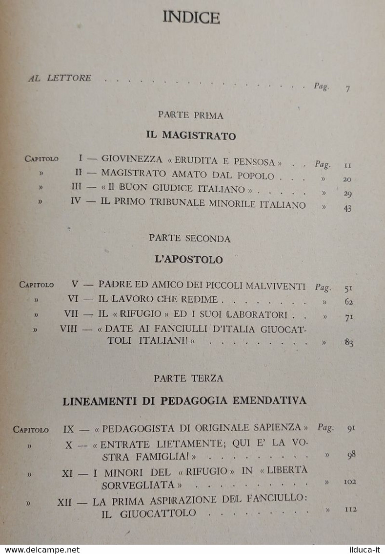 I112647 Michele Majetti - La Delinquenza Dei Minorenni - AUTOGRAFATO 1932 - Société, Politique, économie