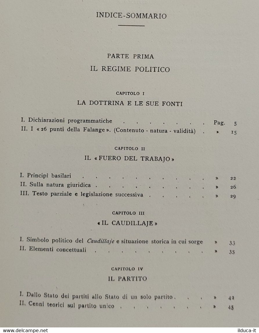 I112648 S. Sciortino - Il Regime Politico-costituzionale Dello Stato Spagnolo - Société, Politique, économie