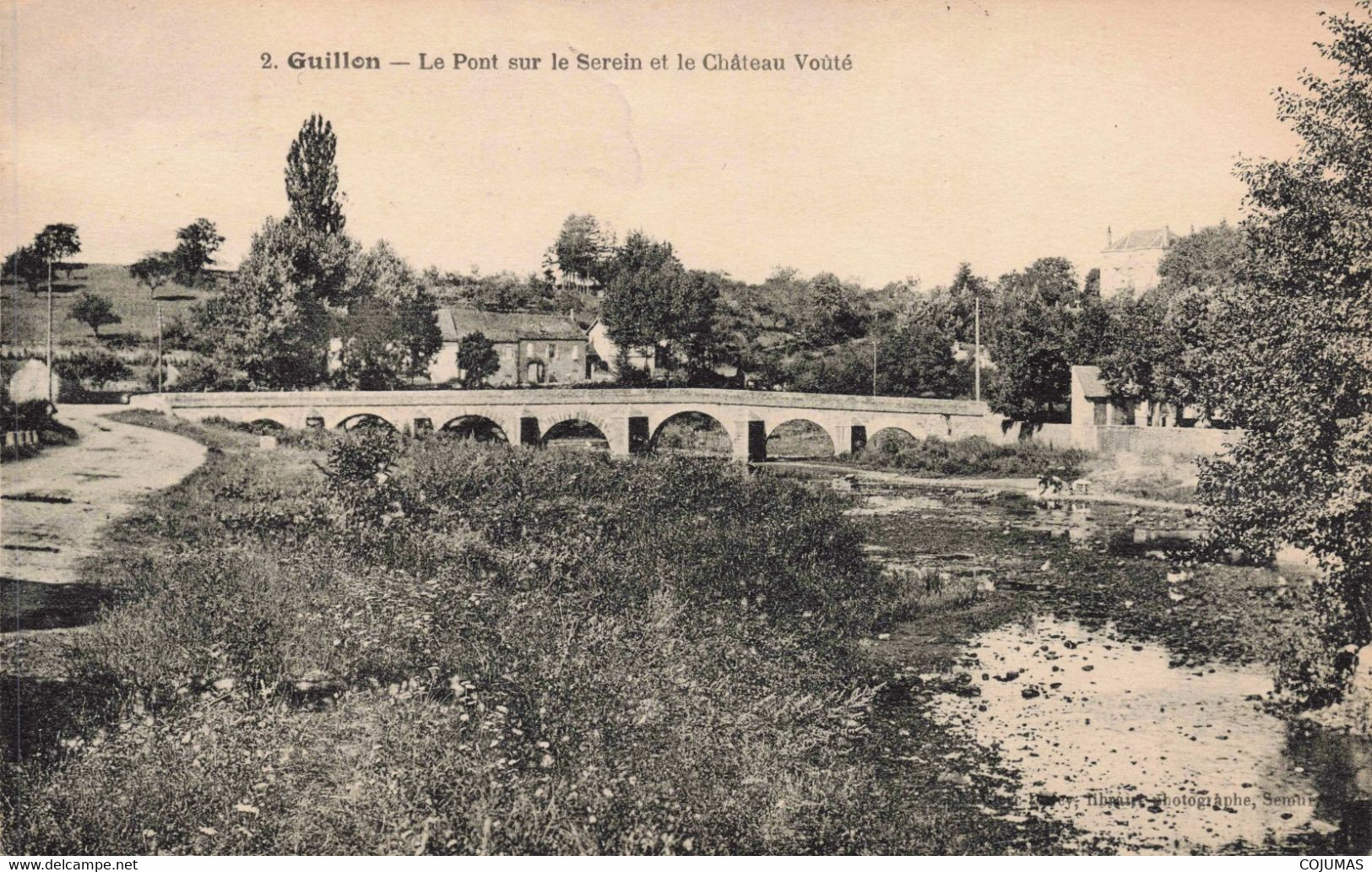 89 - GUILLON - S11425 - Le Pont Sur Le Serein Et Le Château Vouté - L1 - Guillon