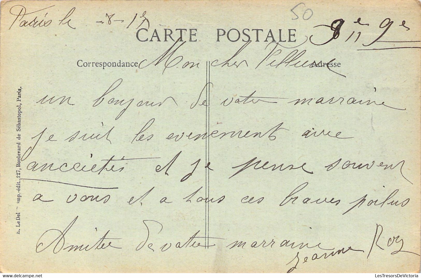 PARIS - Revue Du 14 Juillet 1917 - En Attendant Le Départ - Carte Postale Ancienne - Andere & Zonder Classificatie