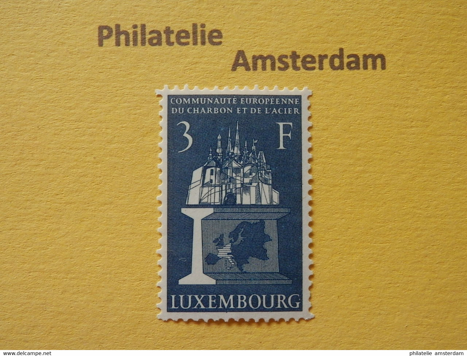 Luxembourg 1956, EUROPA / 4 YEARS ESCS / MONTANUNION: Mi 553, ** - 1956