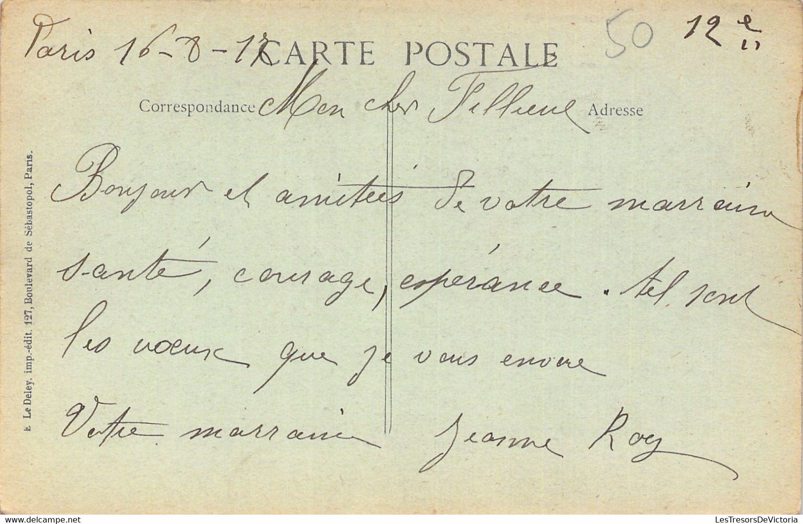 PARIS - Revue Du 14 Juillet 1917 - Nos Poilus - Carte Postale Ancienne - Other & Unclassified