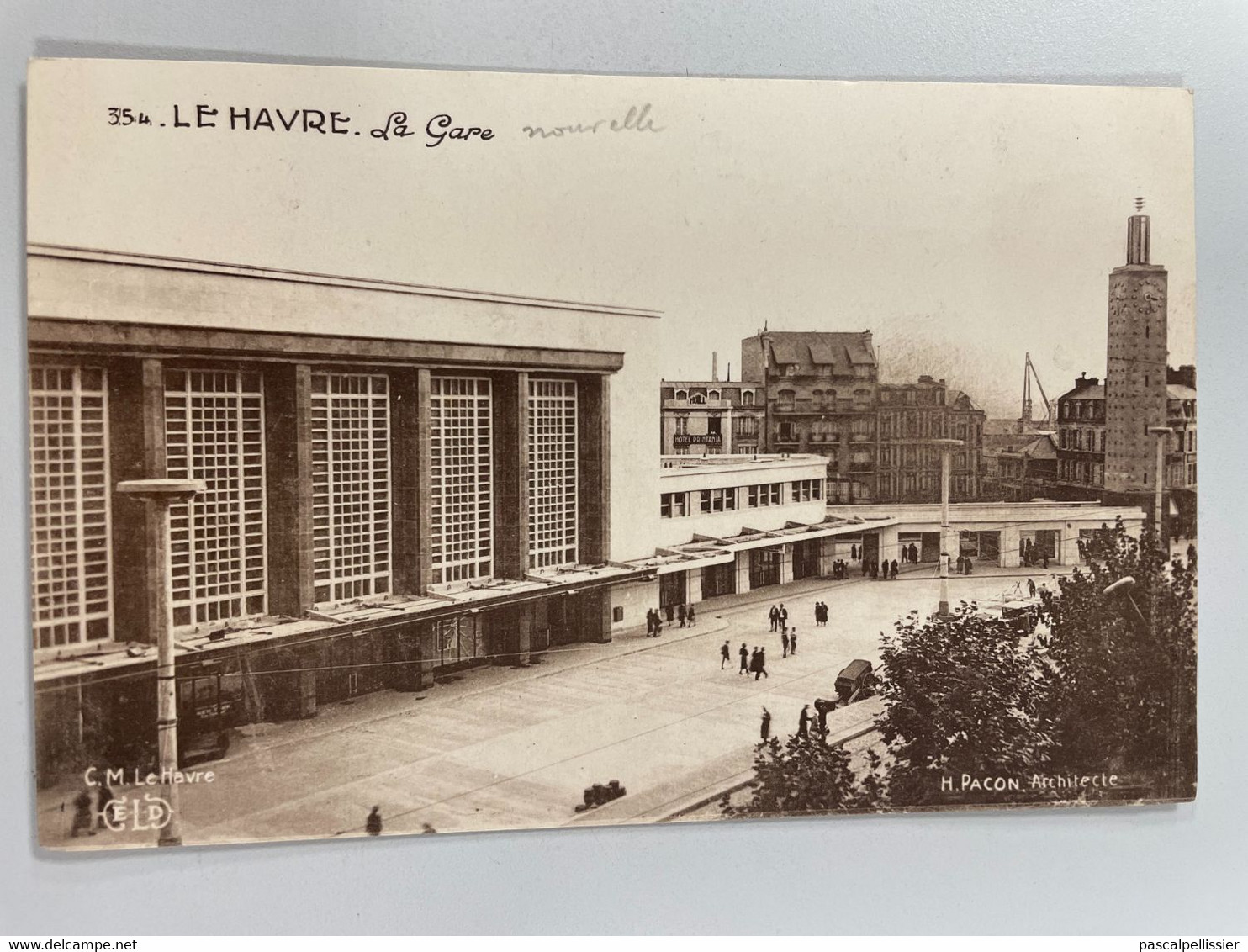 CPSM - 76 - LE HAVRE - La Gare ( Nouvelle ) 1936 - Gare