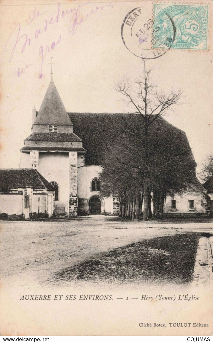 89 - HERY - S11458 - Auxerre Et Ses Environs - L'Eglise - L1 - Hery