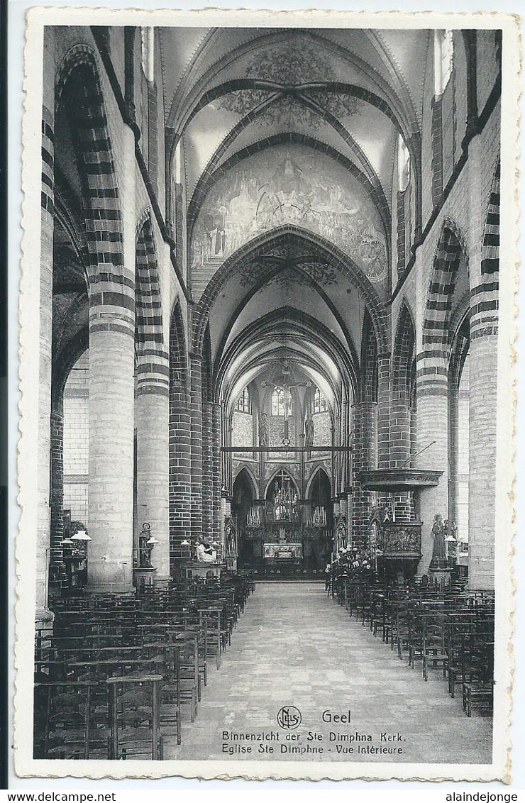 Geel - Gheel - Binnenzicht Der Ste. Dimphna Kerk - 1962 - Geel