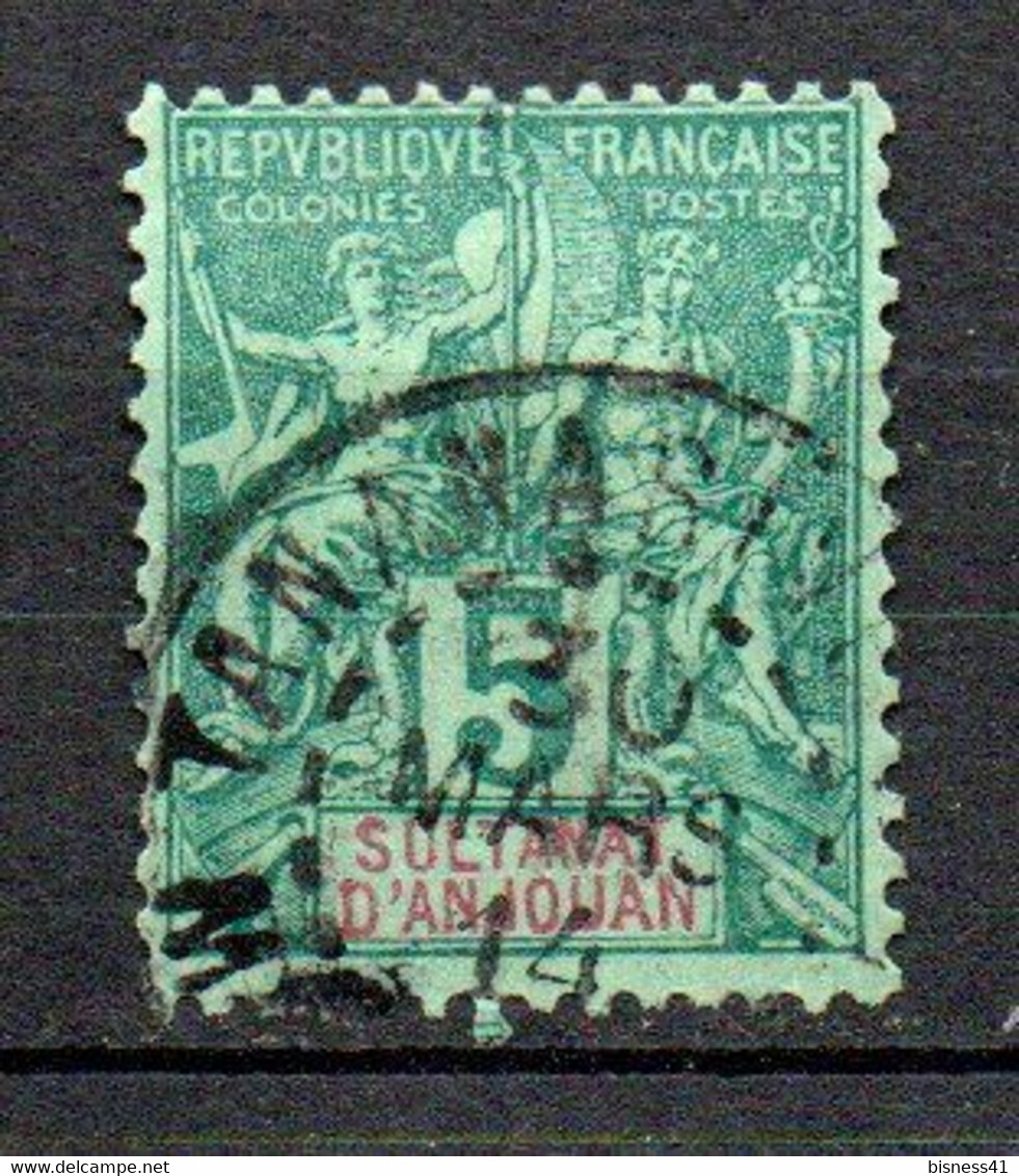 Col33 Colonie Anjouan N° 4 Oblitéré Cote : 7,00€ - Used Stamps