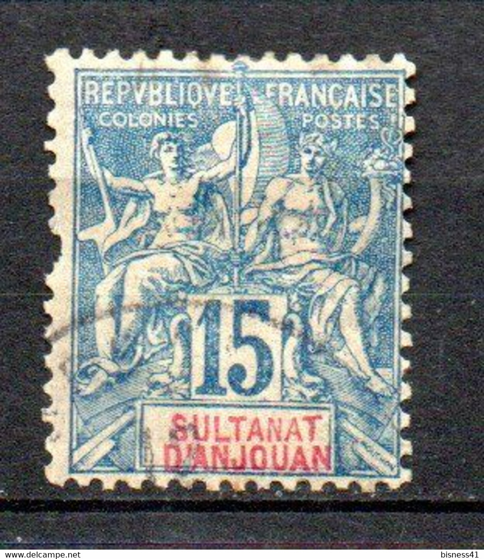 Col33 Colonie Anjouan N° 6 Oblitéré Cote : 14,00€ - Used Stamps