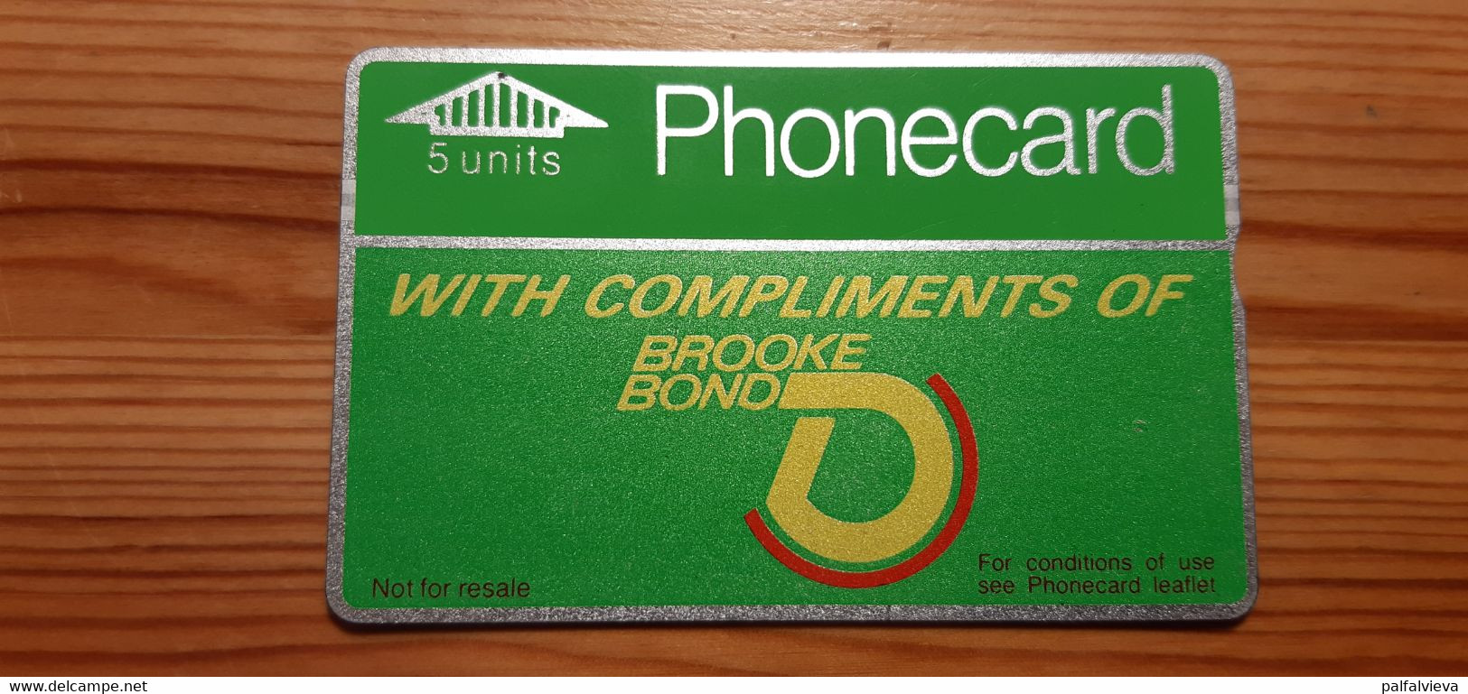 Phonecard United Kingdom, BT 801C - Brook Bond - BT Emissioni Private